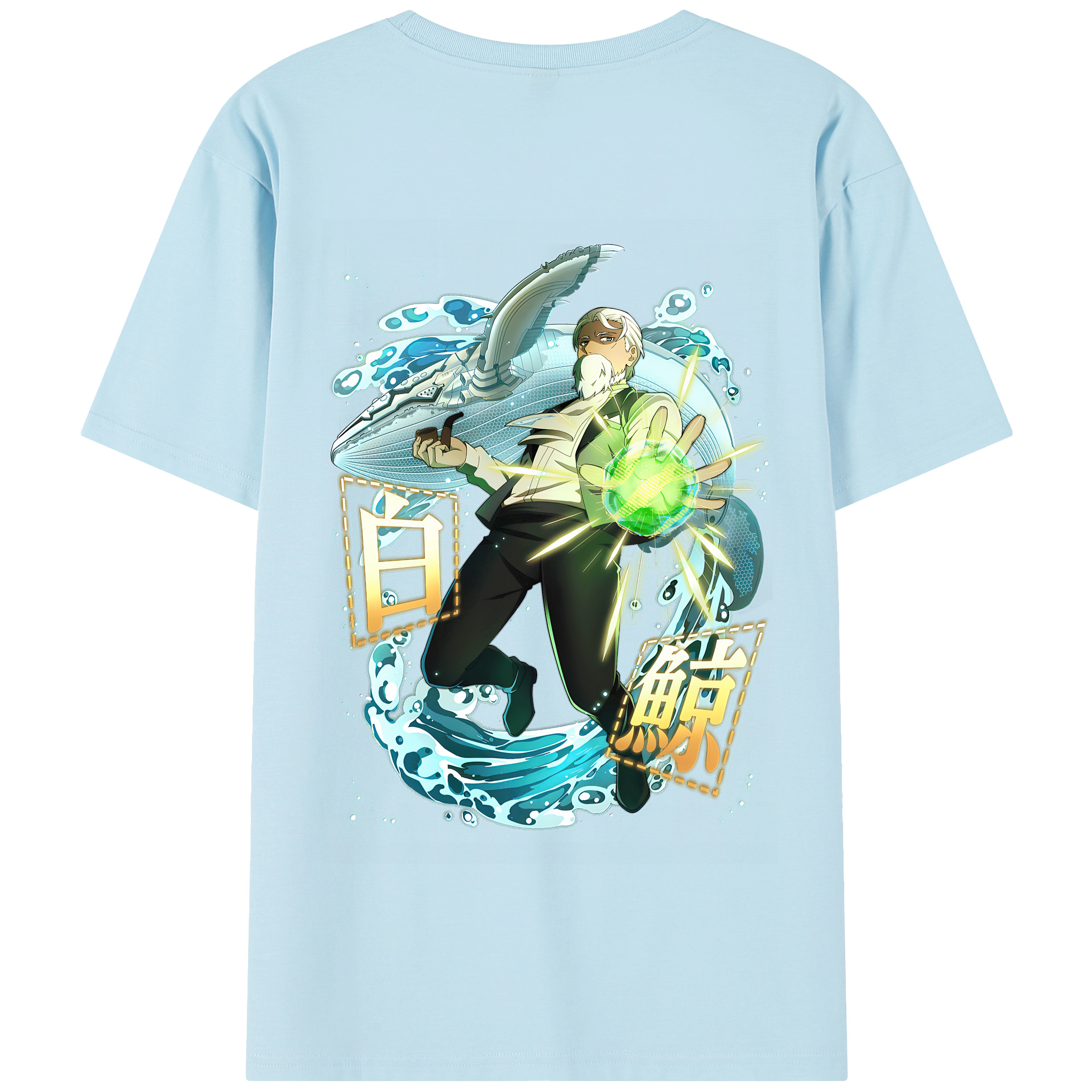（画像用） 文豪ストレイドッグス Bungo Stray Dogs 綿100％半袖Tシャツ（背面プリント）